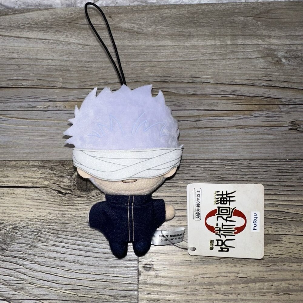 Plush Toy Gojo Satoru Chopinui Movie Jujutsu Kaisen 0 6” # 3528